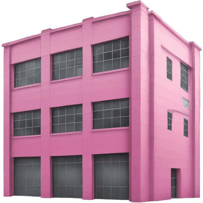 pink industrial building emoji