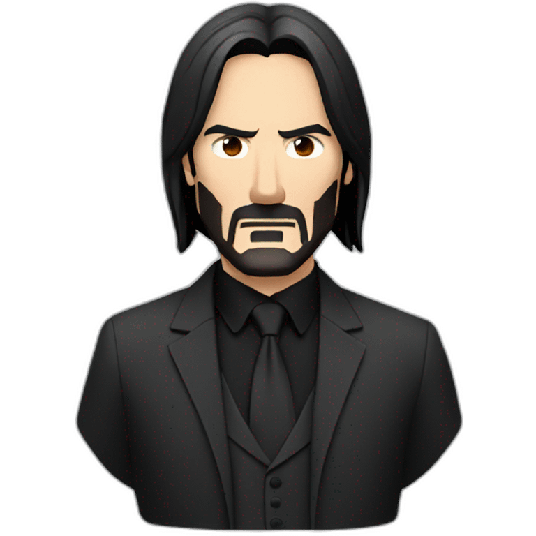 John Wick Face Only emoji