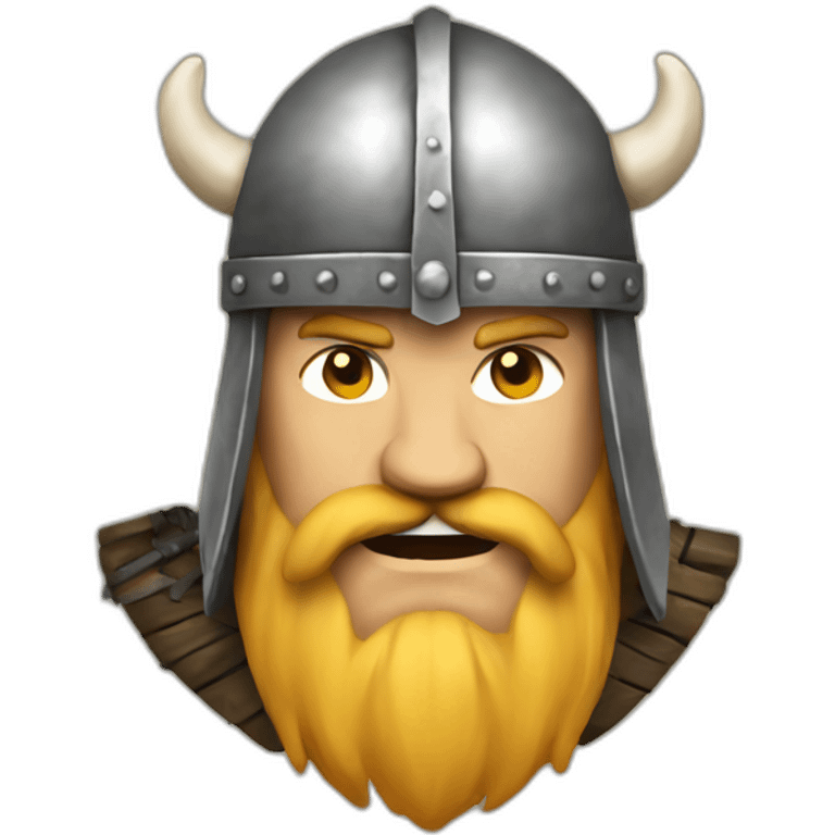 Old Viking warrior emoji