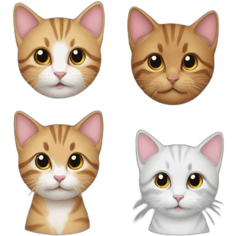 Chisrtmas kittens emoji