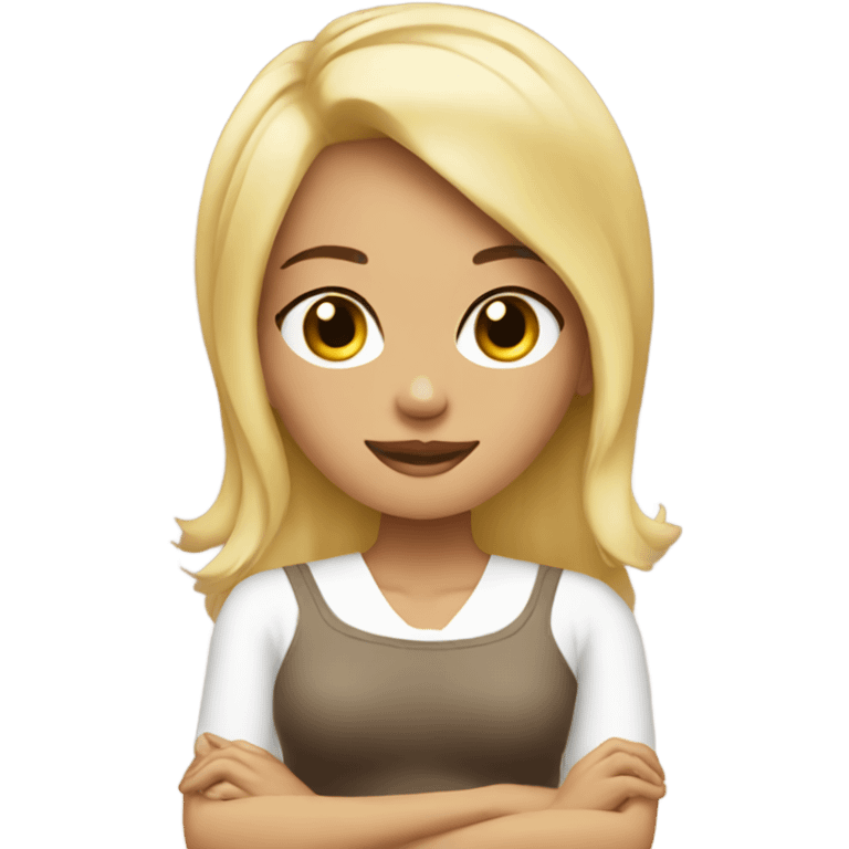  blondie gets massage  emoji