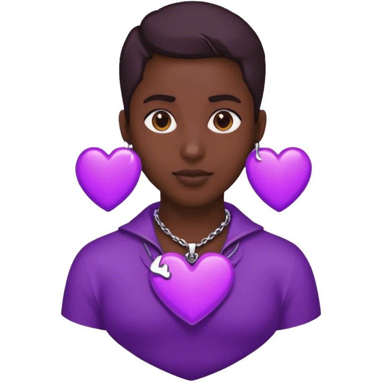 corazon lila emoji