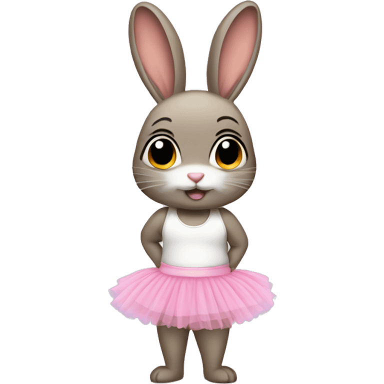 Bunny with tutu emoji