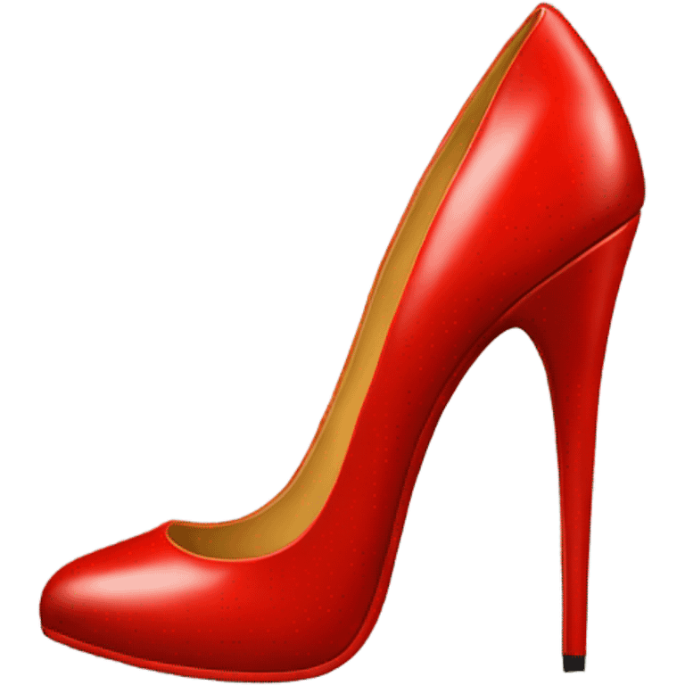 Red bottom high heels  emoji