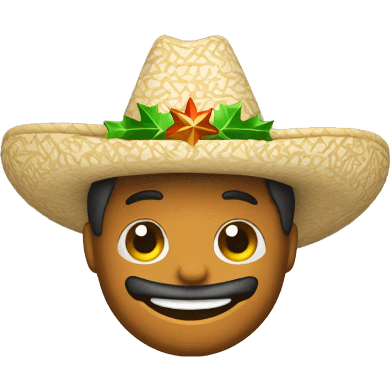 Sombrero de Navidad emoji