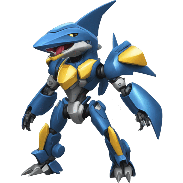 Sharpedo-Gabite-Medabot-Mecha full body emoji