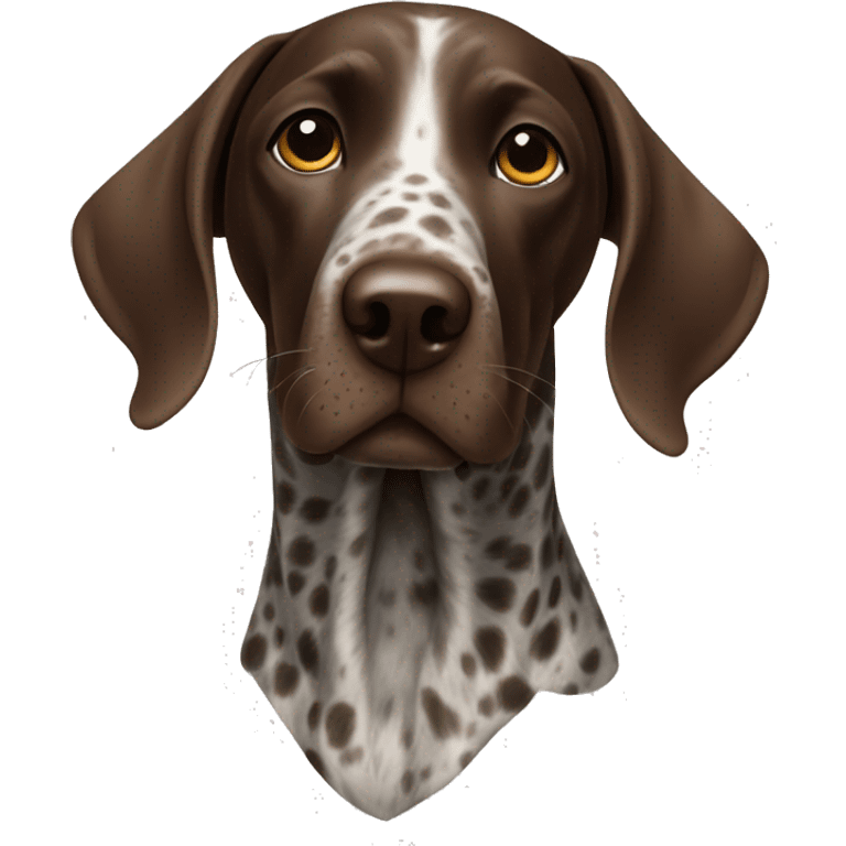 German shorthair dog emoji