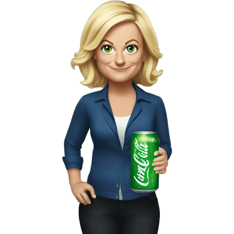 Amy polar drinking sprite emoji