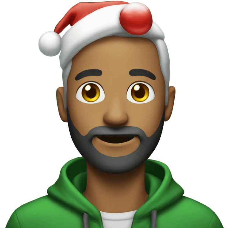 Christmas dude emoji