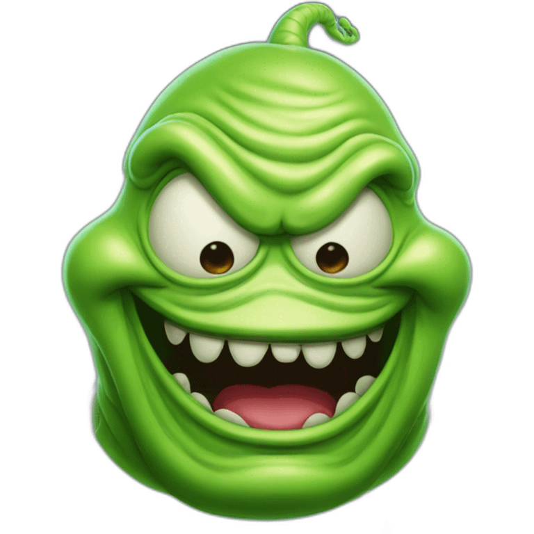 Slimer ghostbusters emoji