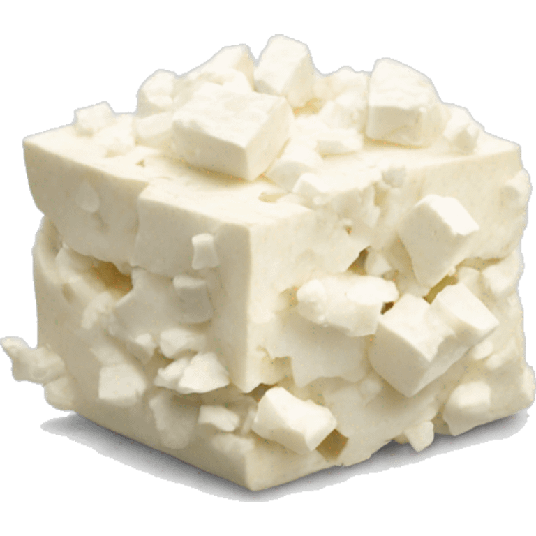 crumbled feta cheese emoji