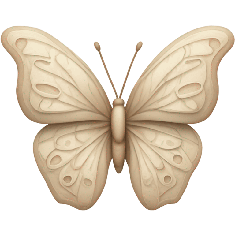 Aesthetic bege butterfly  emoji