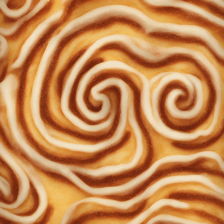 A yummy Cinnamon roll  emoji