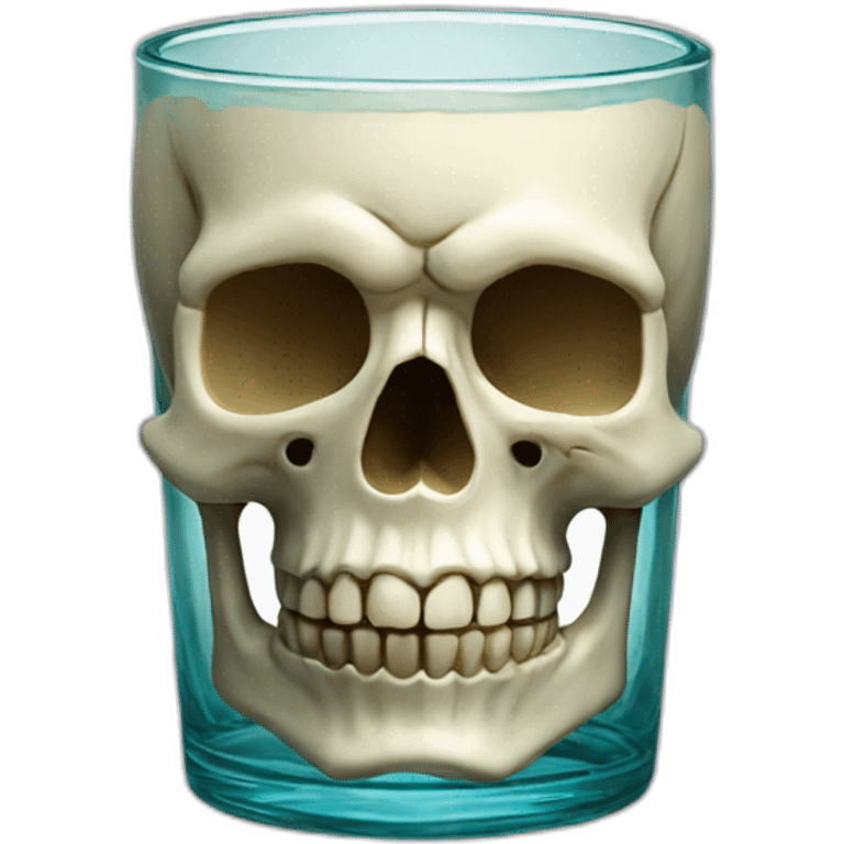 skull glass emoji