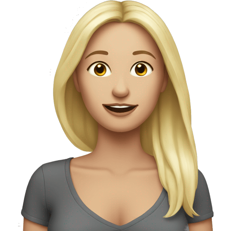 Mum life blonde emoji