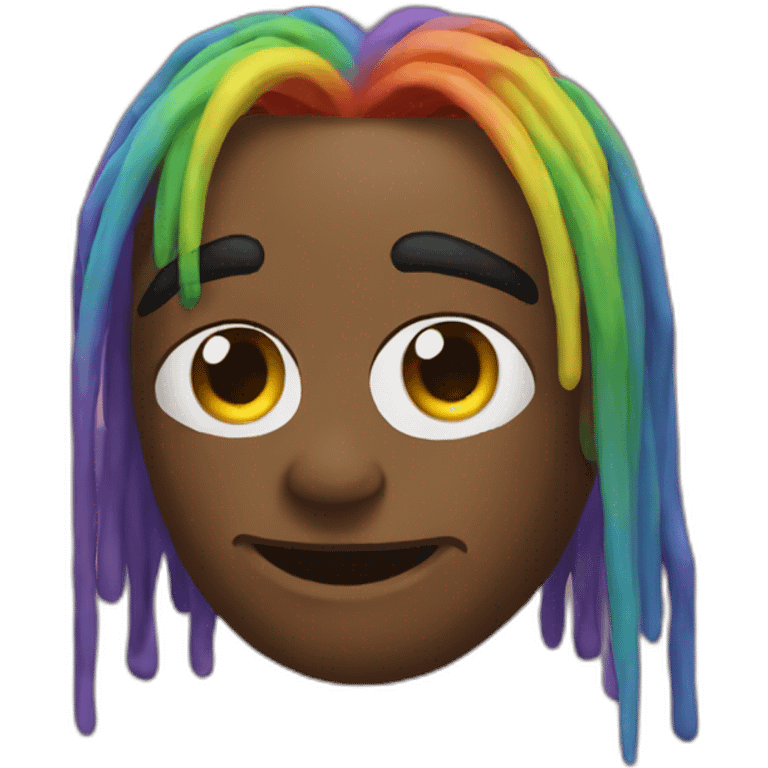 rainbow coolio emoji