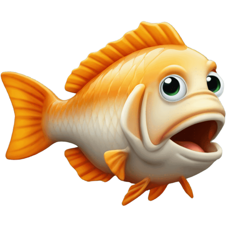 Poisson qui fait un pouce  emoji