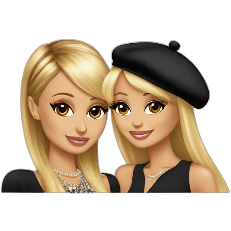 Paris Hilton and Nicole Richie emoji