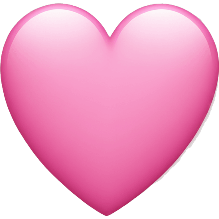 Heart pink with love emoji