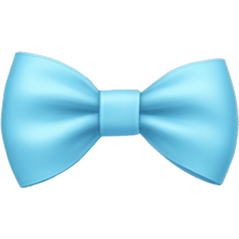 baby blue bow collar emoji