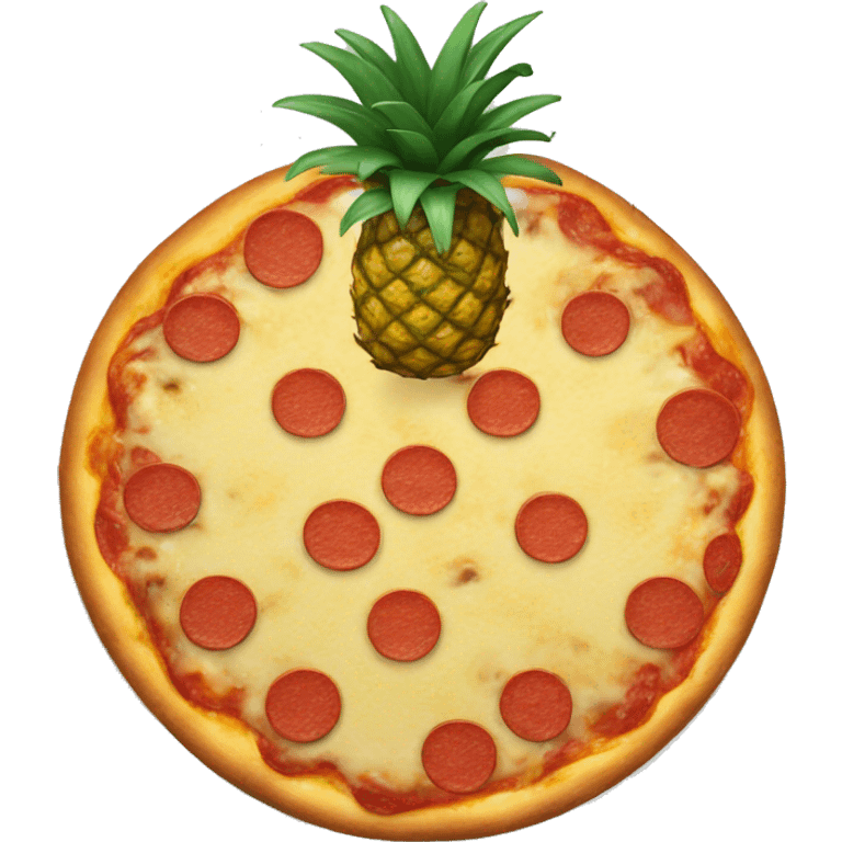 Pineapple pizza emoji