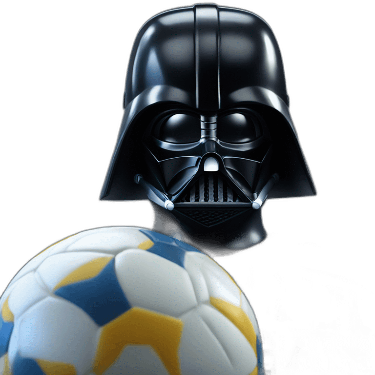 Darth Vader with a uefa champions league cup in his hand emoji