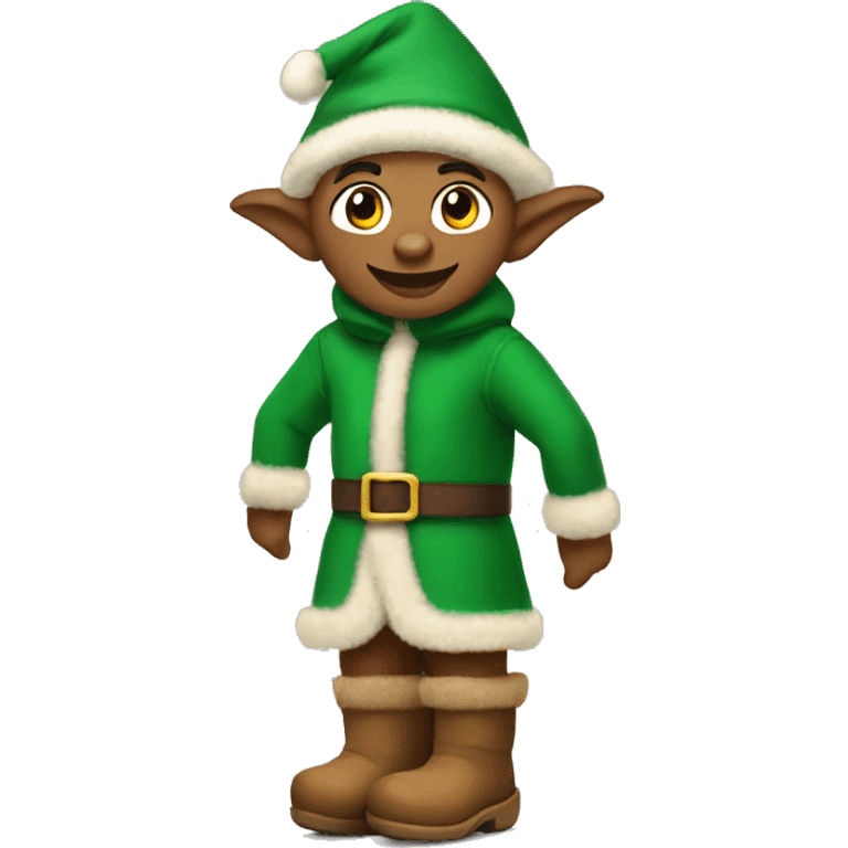 Elf wearing Ugg boots  emoji