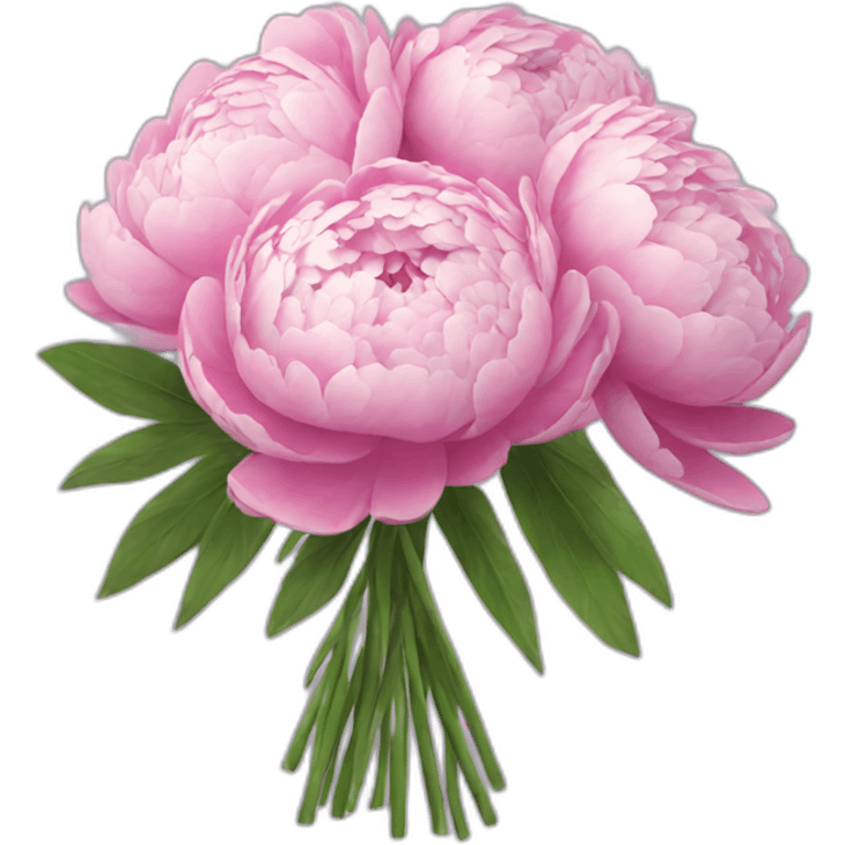 Peony bouquet emoji