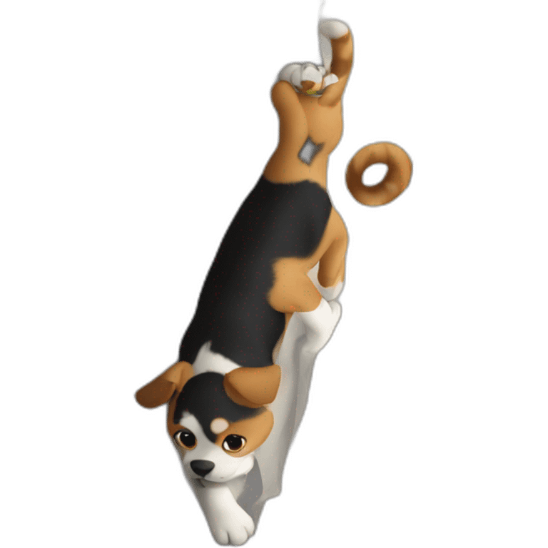 dog cat line climb emoji