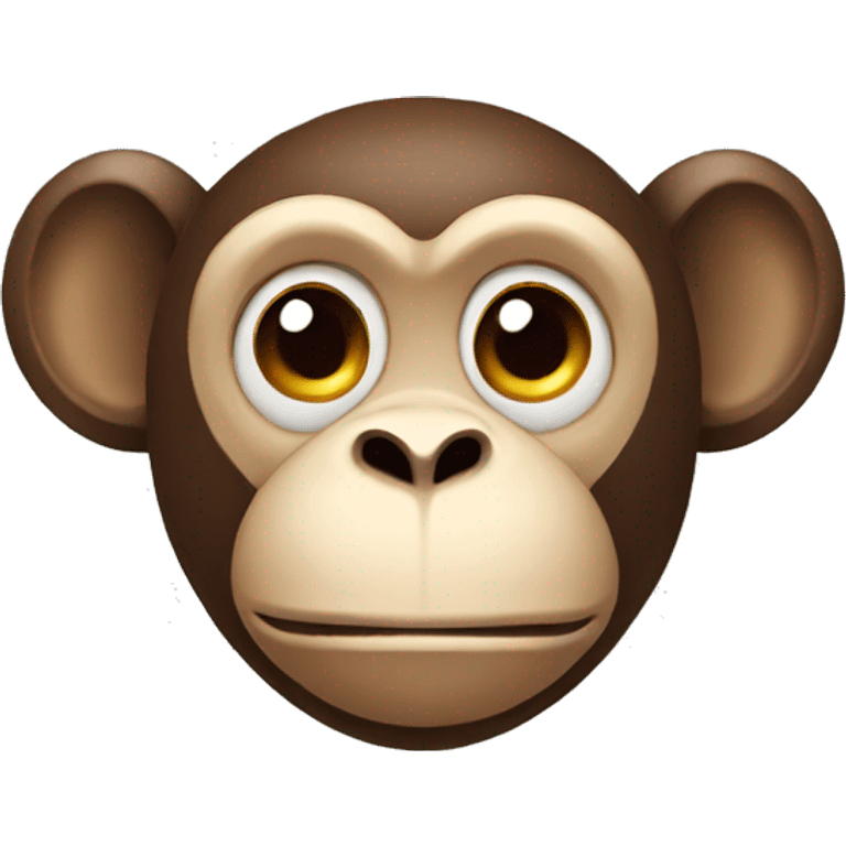 monkey with ball emoji