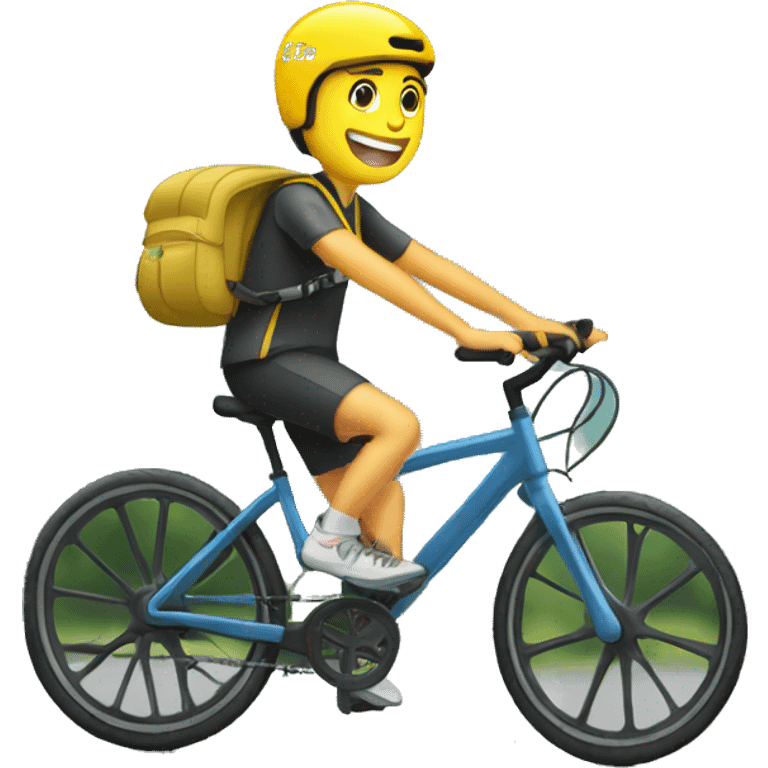 tadej pogaçar sur son vélo  emoji