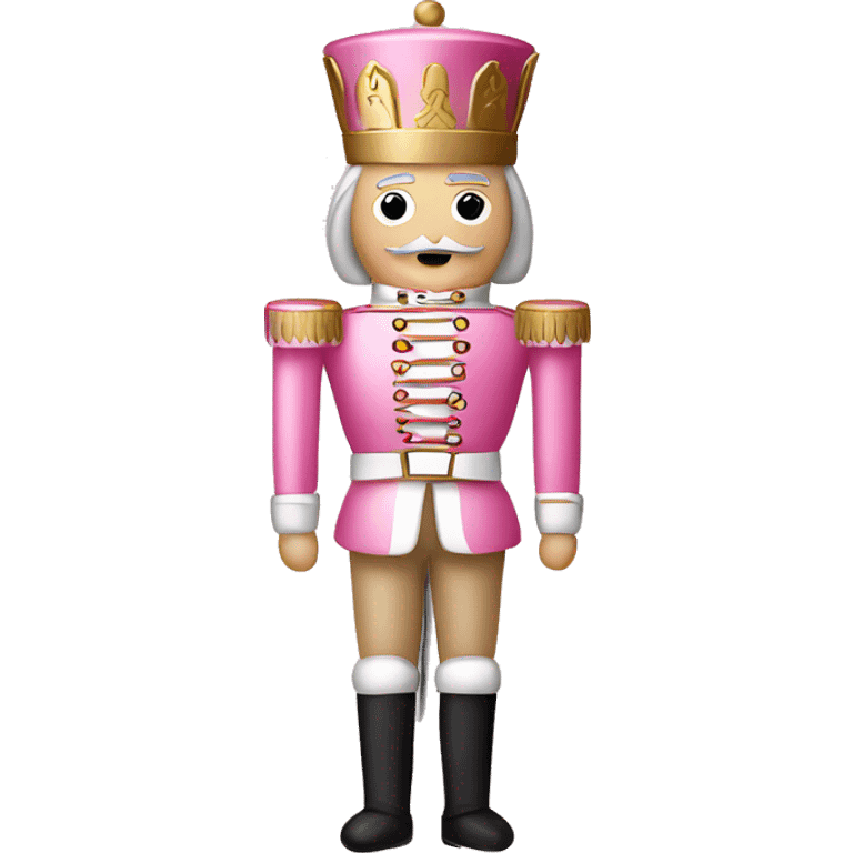 Pink and beige Nutcracker ￼ emoji