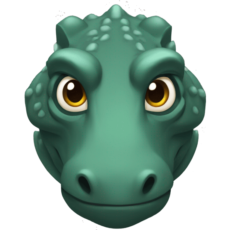 Slightly disappointed komodo emoji