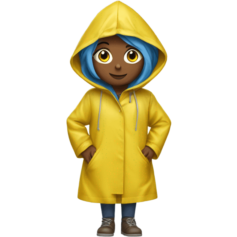 Mable with raincoat  emoji