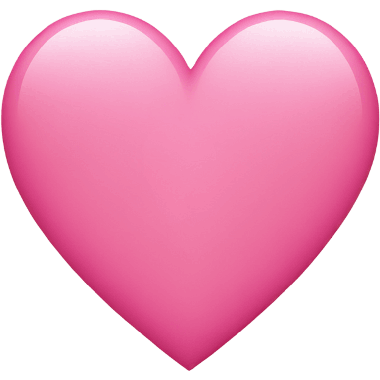 Pink heart emoji