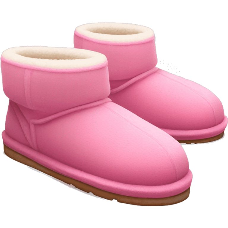 Pink Ugg slippers emoji