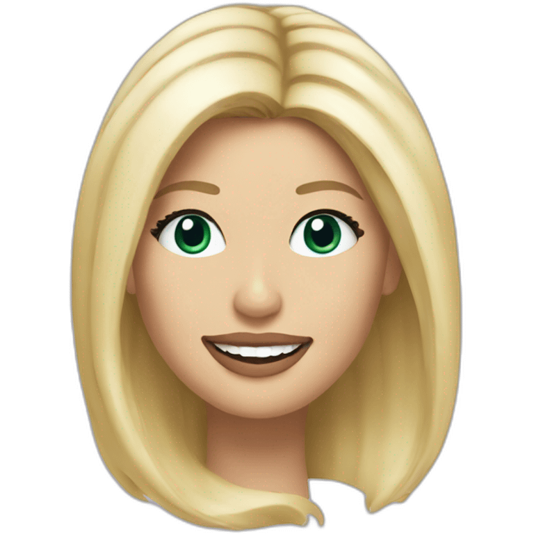 holly willoughby with blonde hair emoji