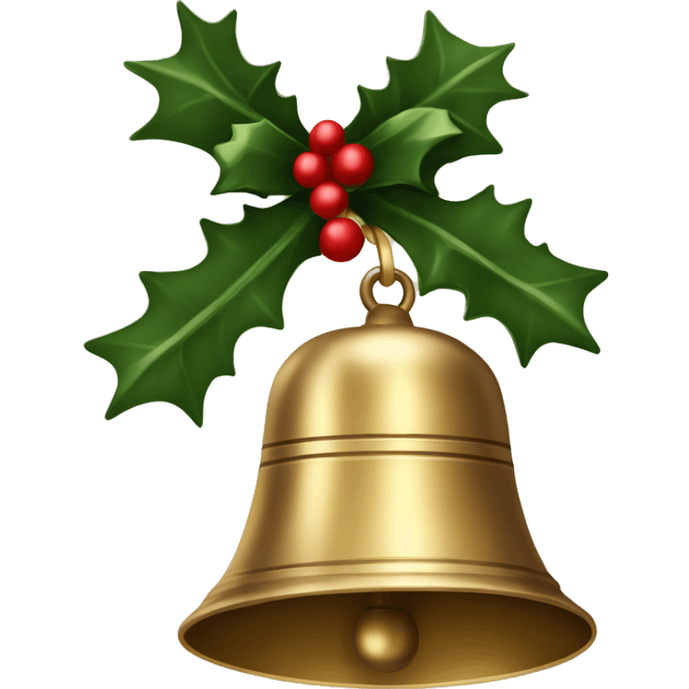 christmas bell emoji