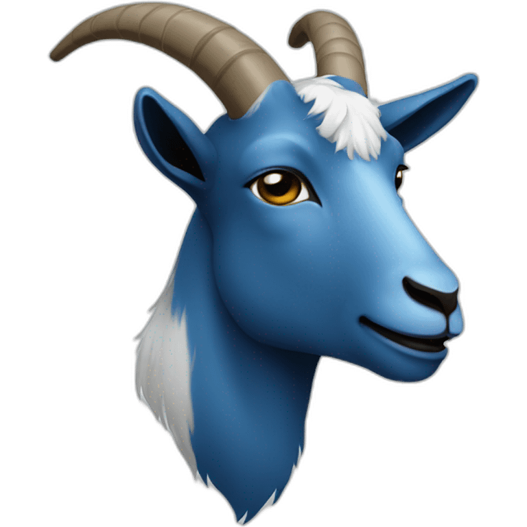 goat color blue emoji