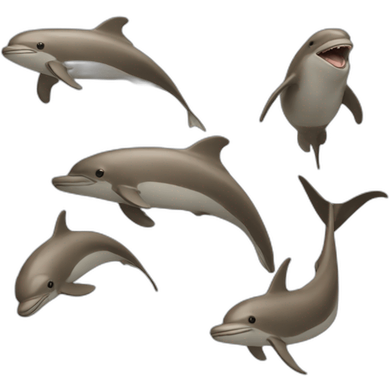 monkey dolphin emoji