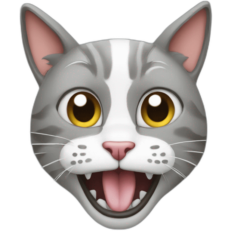 crazy cat emoji