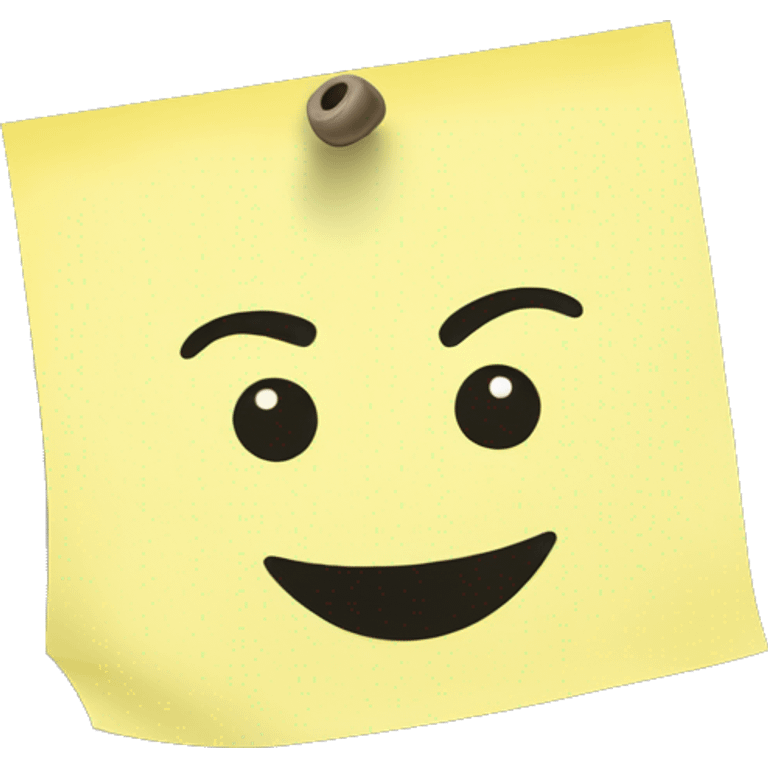 sticky note emoji