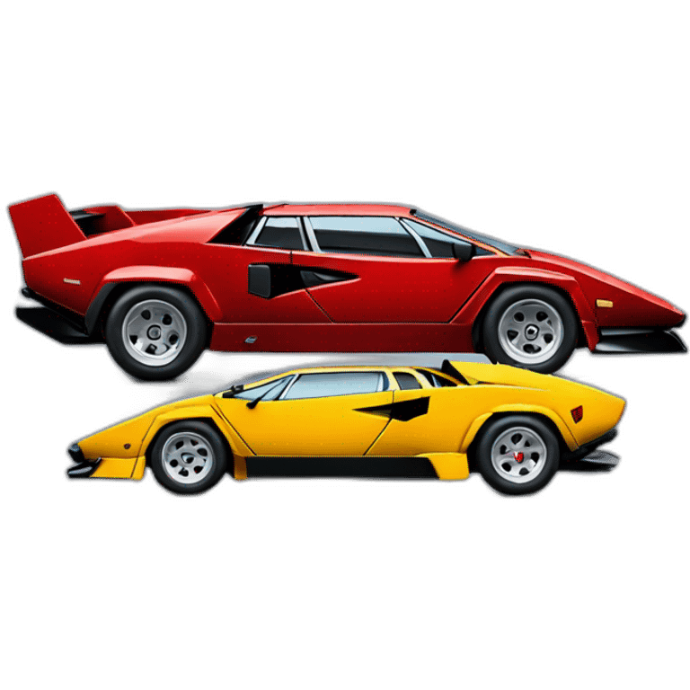 lamborghini countach emoji