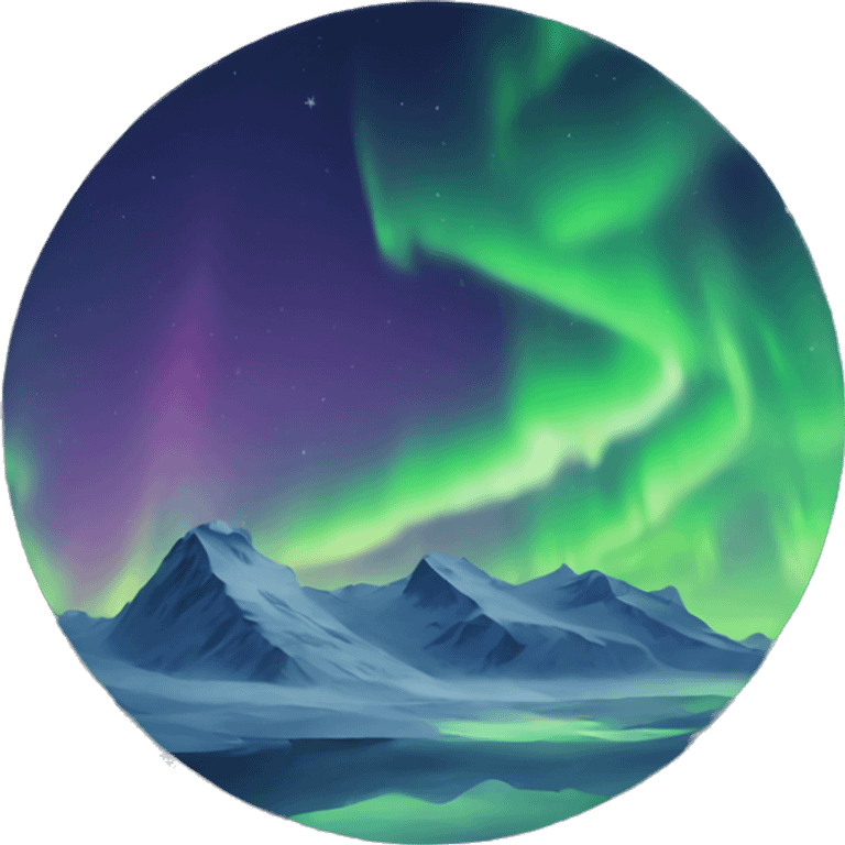 northern lights  emoji