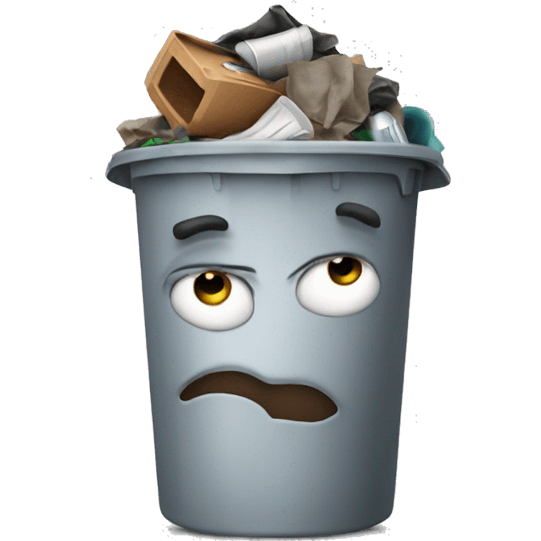 Warbled garbage emoji