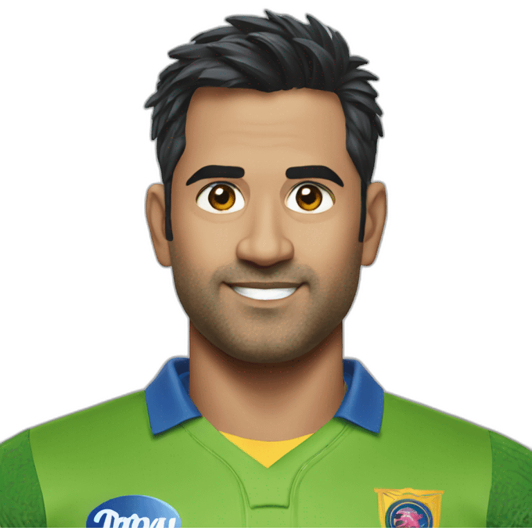 Dhoni super man  emoji