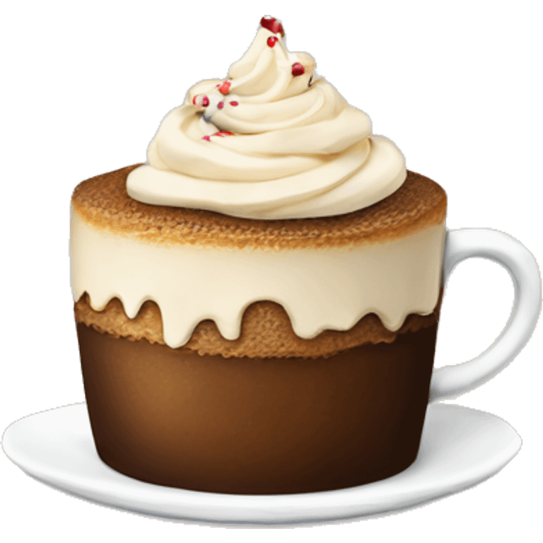 Coffee and cake emoji