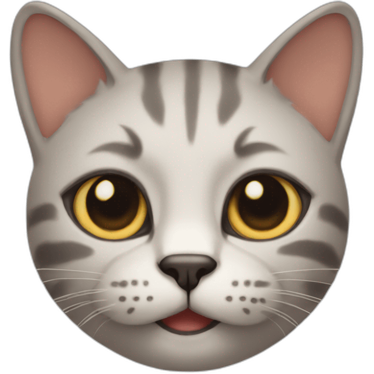 Lying cat emoji