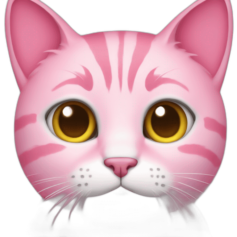 Pink cat emoji