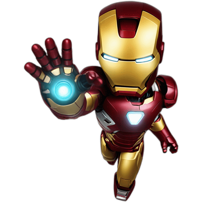 Iron man suit hand lighted up blaster emoji